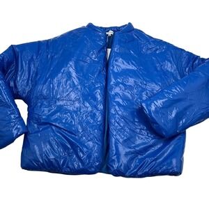 Club Paradise unisex Paxton Puffer Jacket‎ in blue size Large. NWT.